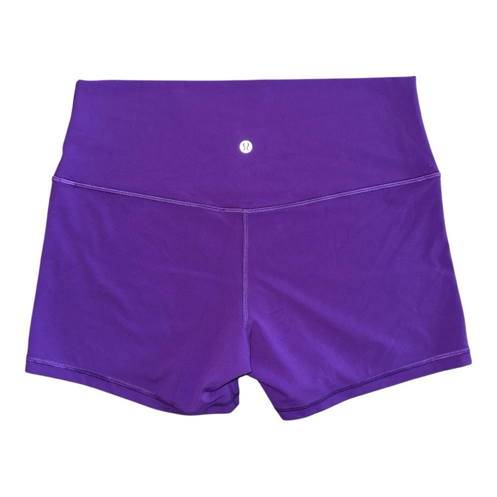 Lululemon Align High-Rise Short 4” Nulu College Purple Size 14 Yoga NWT - Picture 7 of 13